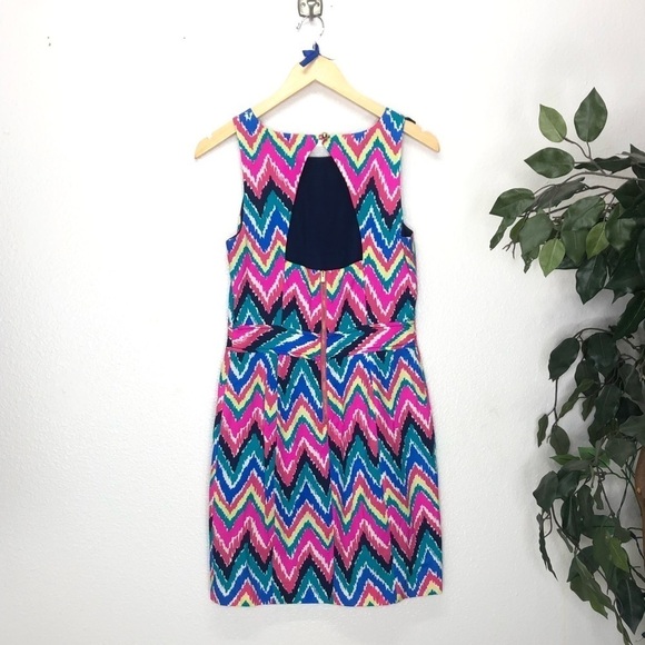 Lily Pulitzer Bright Zig Zag Sheath Dress - Picture 6 of 6